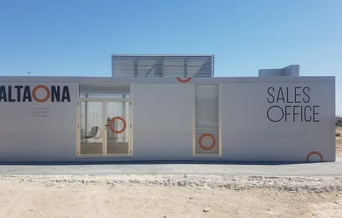 Oficinas realizadas con módulos, gran adaptabilidad